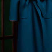 Teal Long Over Coat