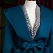 Teal Long Over Coat