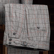 Grey Plaid Suit