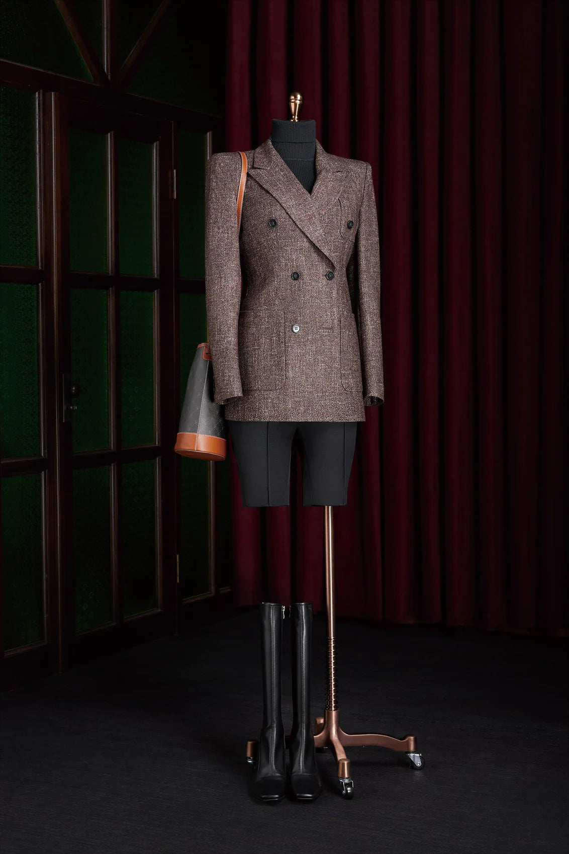 Brown Tweed Blazer