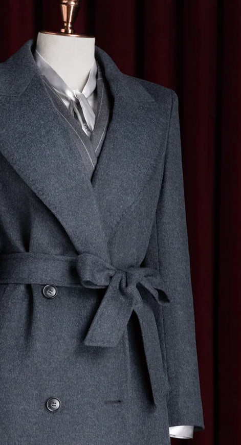 Dark Grey Long Over Coat
