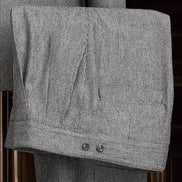 Double-Breasted Grey Suit