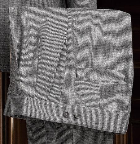 Double-Breasted Grey Suit