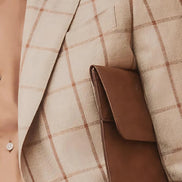 Elegant Check Blazer