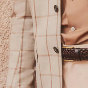 Elegant Check Blazer