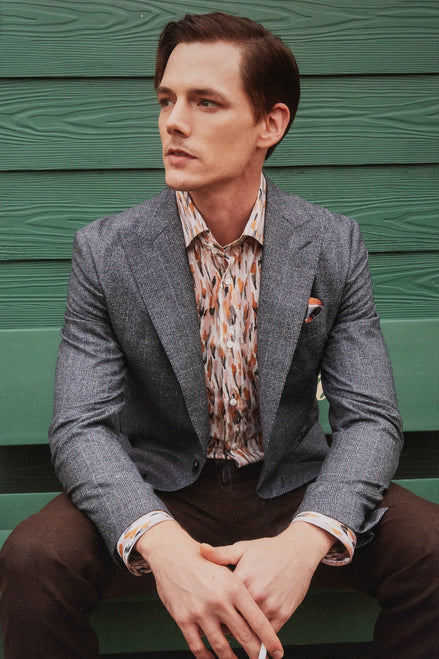 Grey Modern Elegance Blazer