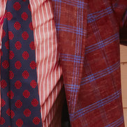 Red & Blue Checked Suit