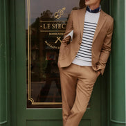 Tan Chic Casual Suit