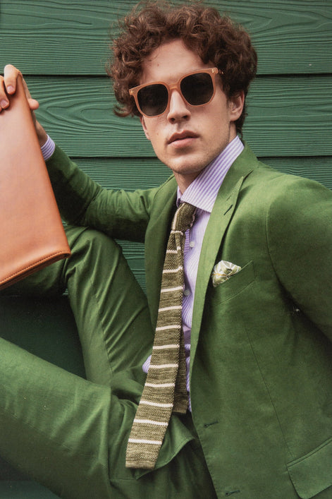 Vibrant Green Suit