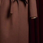 Oversized Lapel Over Coat with Belt