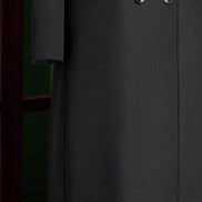 Luxury Black Long Over Coat
